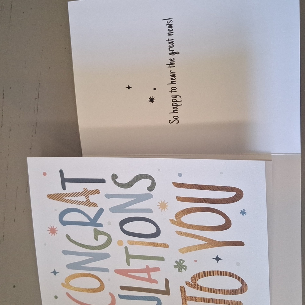 Colorful Congratulations Card Set - Picture 3 of 8